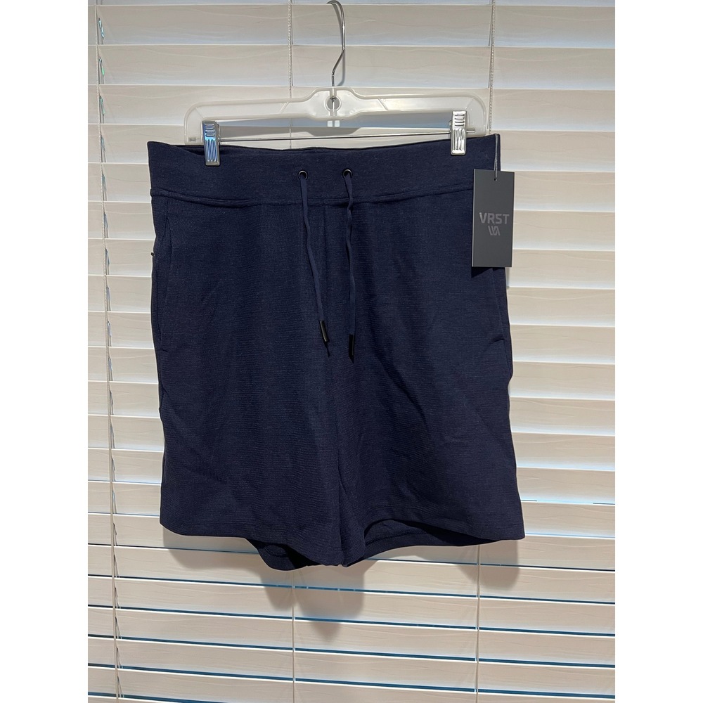 VRST Mens‎ Medium Blue Athletic Lounge Shorts Drawstring Pockets NWT M